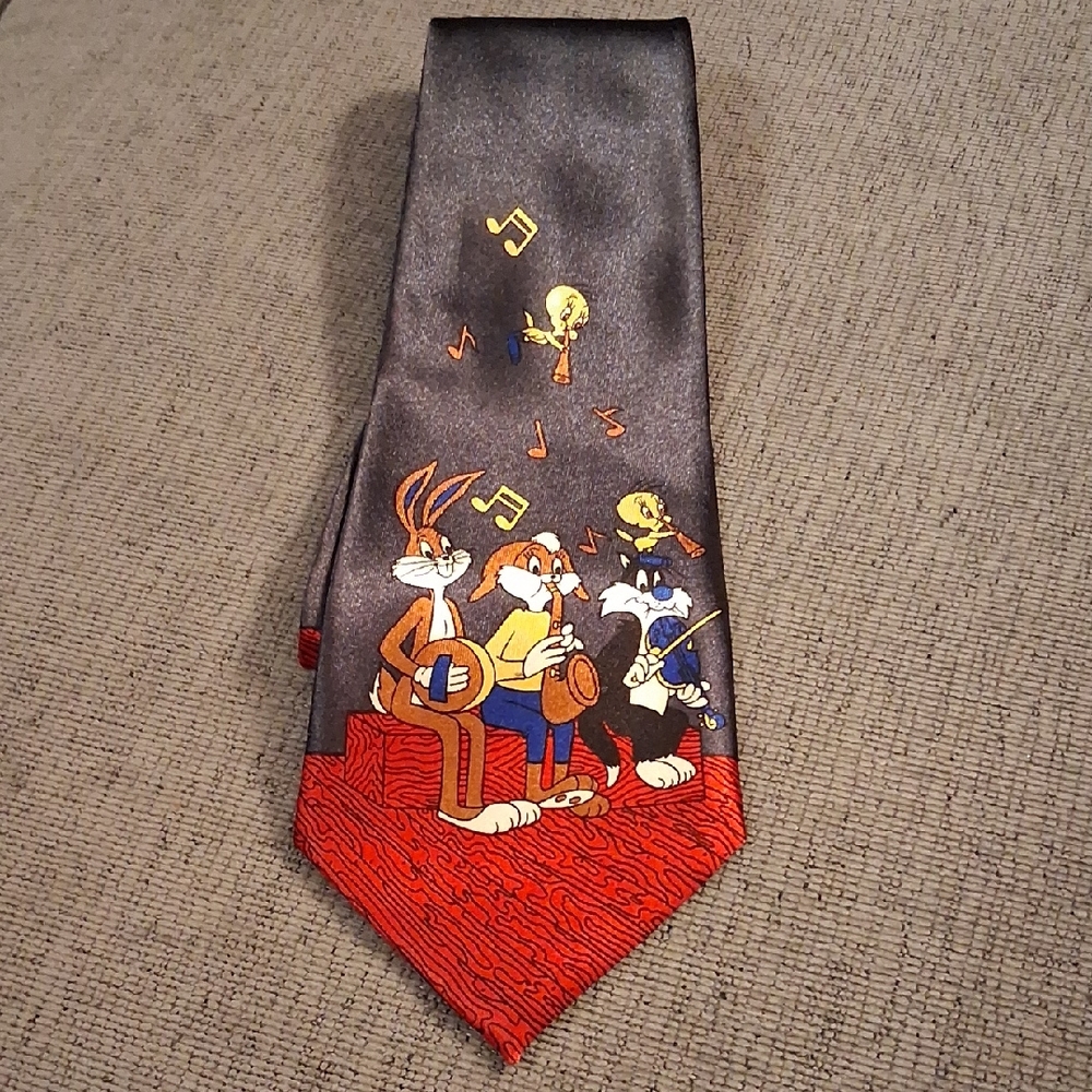 Looney Tunes Musical Cartoon Tie